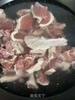 Make Duck with radish step 1