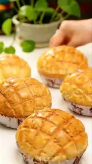 Make Hong Kong pineapple bag step 30