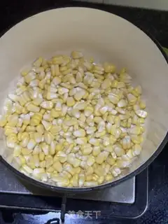 Make Milky cheese corn step 1