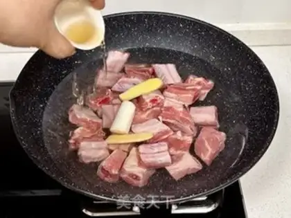 Make Sugar vinegar ribs step 1