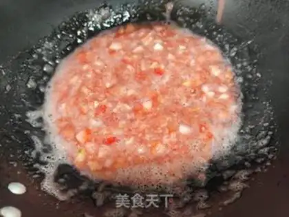 Make Strawberry hot milk step 4