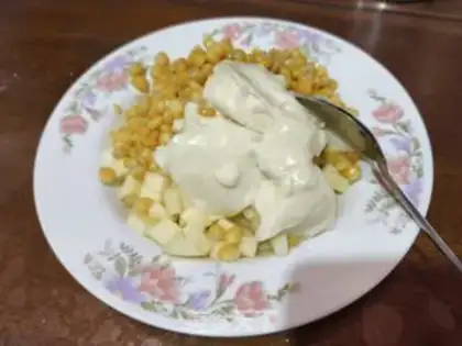 Make Apple corn salad step 6