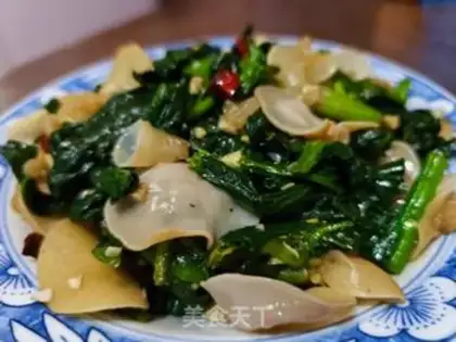 Make White jade, spinach step 12