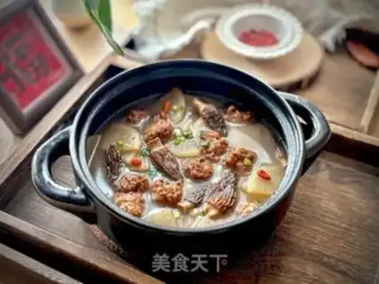 Make The radish meat soup step 5