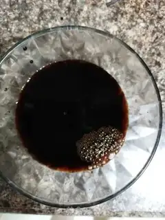 Make Shrimp with oil step 1