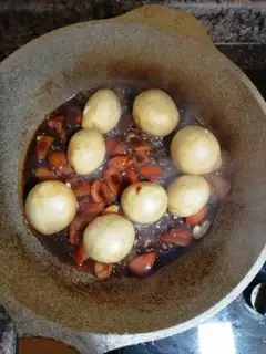 Make Shrimp with oil step 3