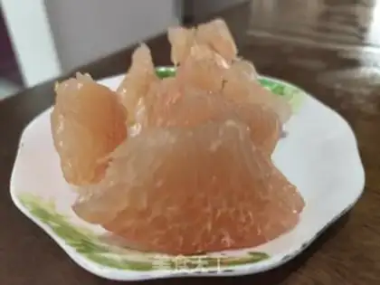 Make A silver spoon of grapefruit step 4