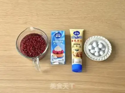Make Milky red beans step 0