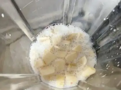 Make Banana milk step 2