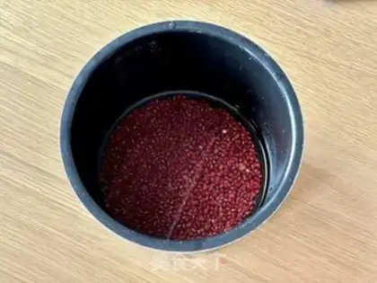 Make Milky red beans step 1