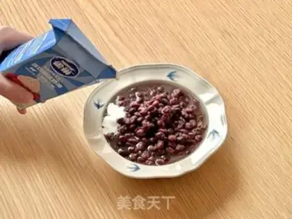 Make Milky red beans step 4